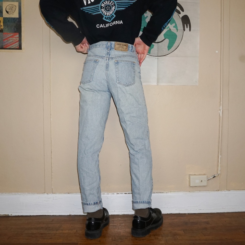 faded glory high waisted blue jeans